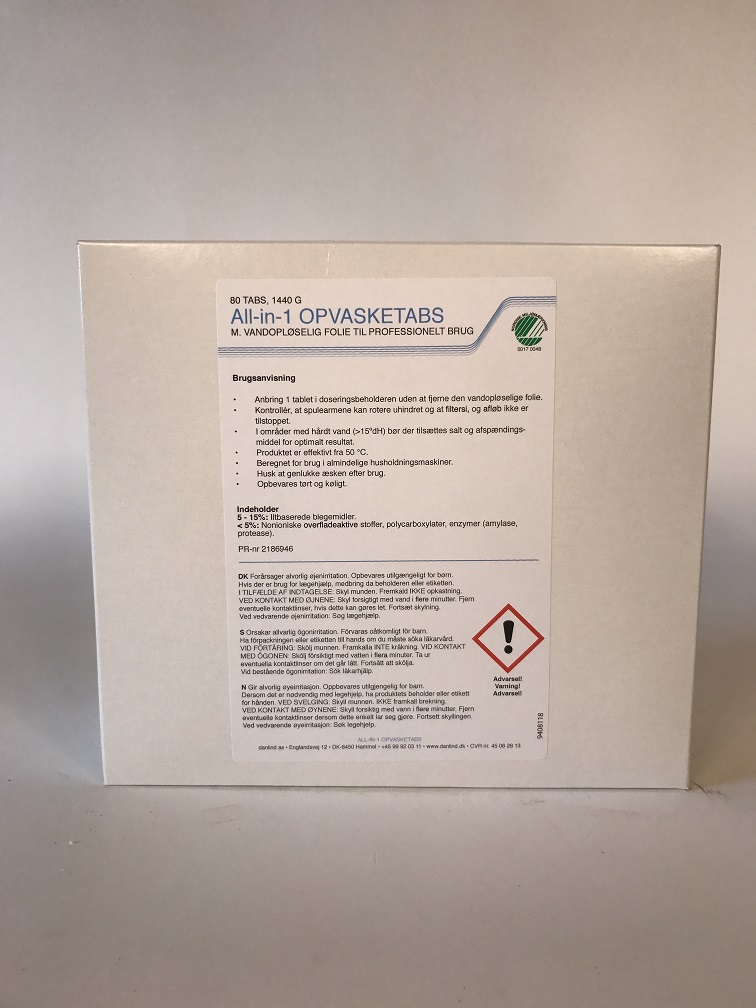Opvasketabs 4:1 u/klor